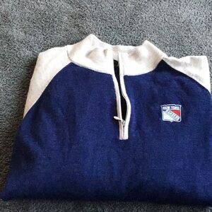 New YorkRangers quarter zip xxl